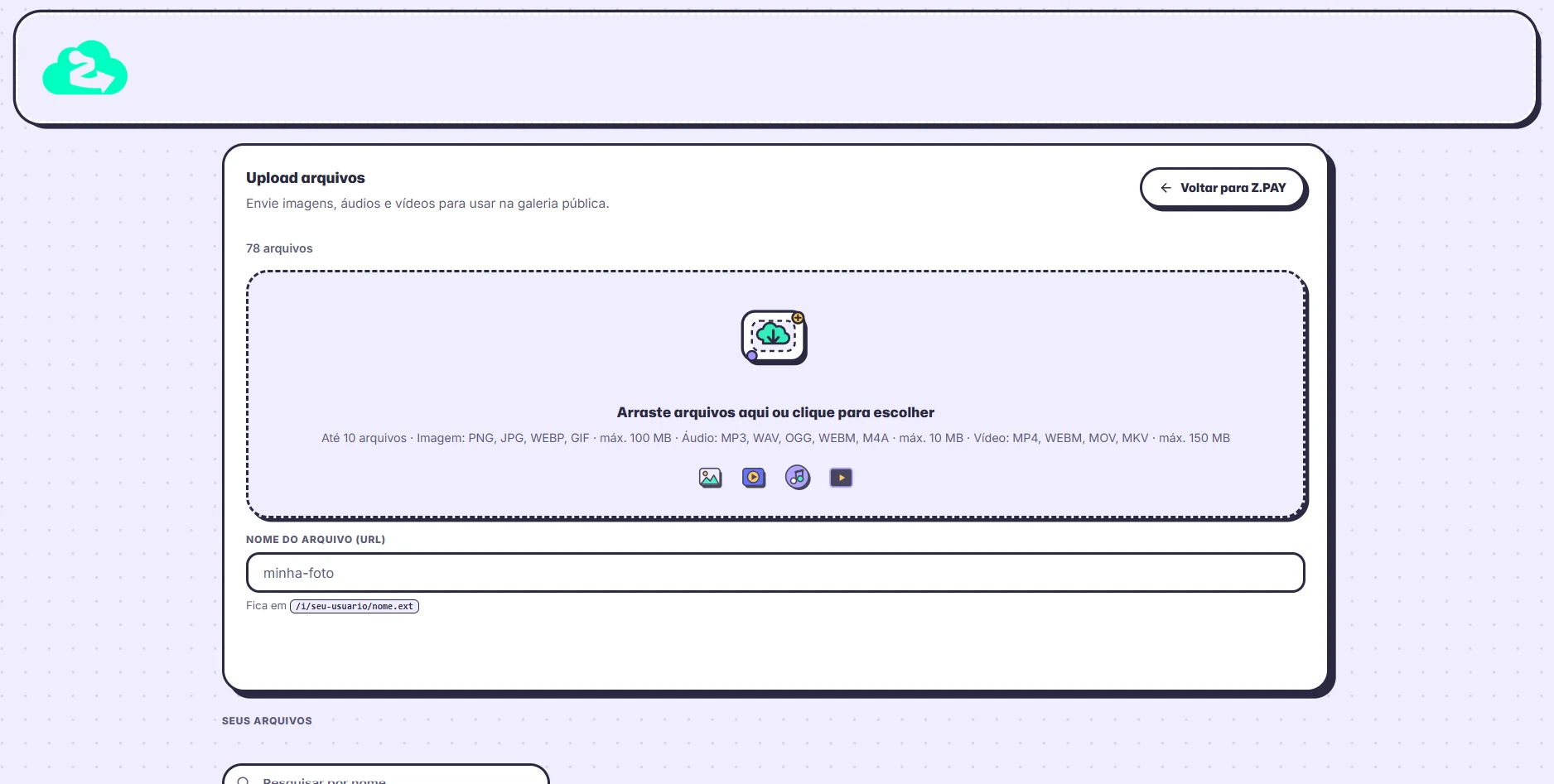 Screens Zuploads - Creator Monetization Platform